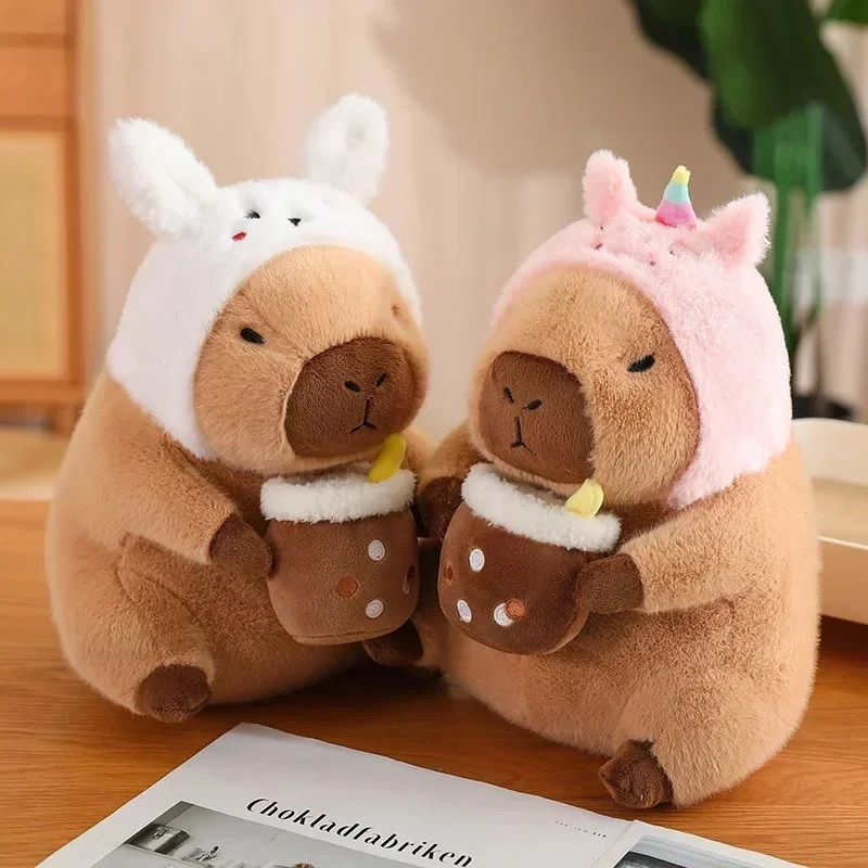 Kawaii Capybara Toast Plush Toy