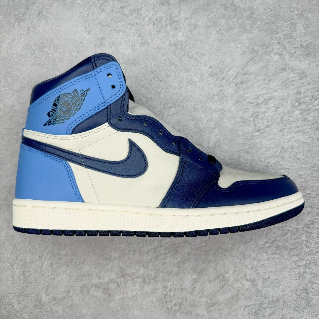 Nike Air Jordan 1 High "Navy Blue/White" Lifestyle Sneakers
