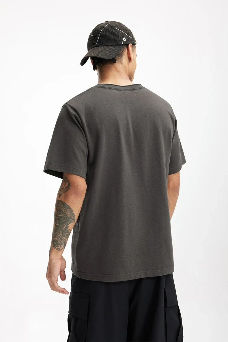 Heavyweight Linen-Cotton T-Shirt for Men