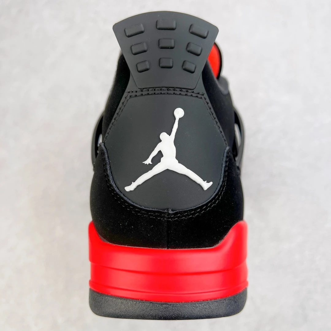 Air Jordan 4 Retro Sneakers – Black Red Edition