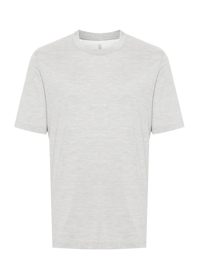 Brunello Cucinelli Mélange Cotton T-Shirt Regular Fit