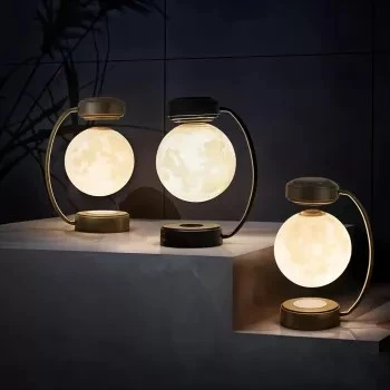 Levitating 3D Moon Lamp