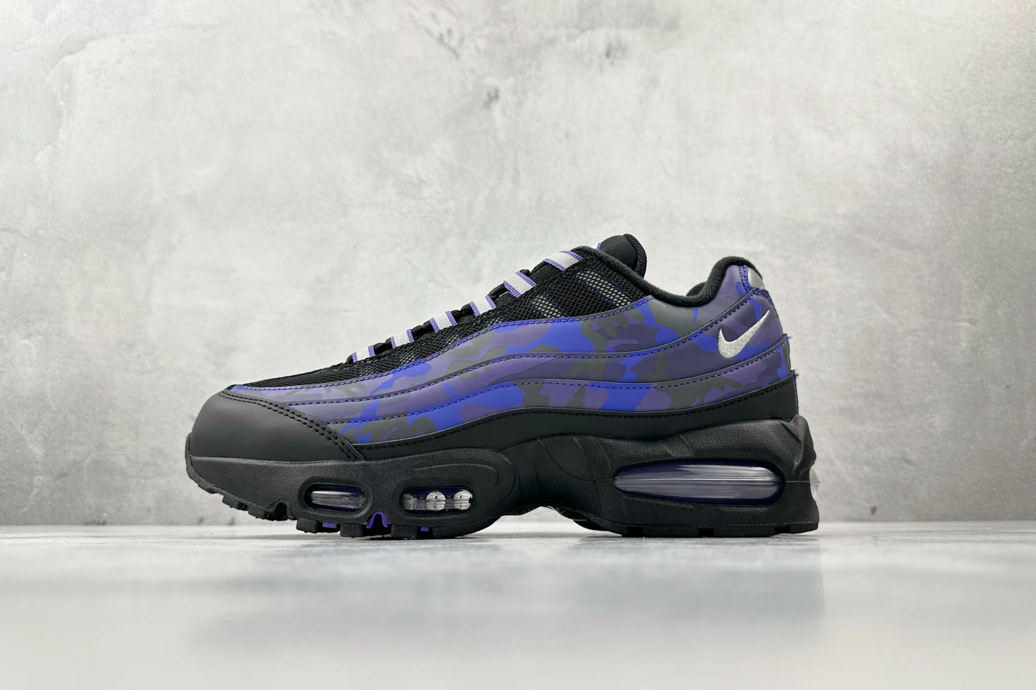 Nike Air Max 95 Camo – Black, Purple & Silver